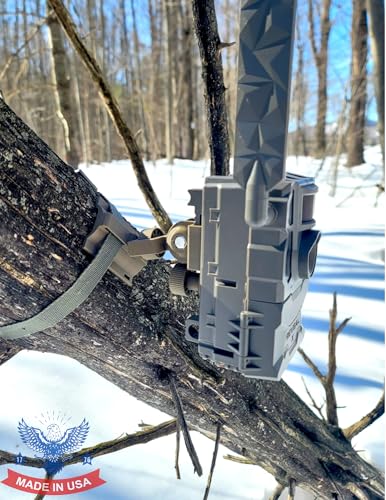 The ADK Edge Trail Camera Mount Compatible with Tactacam Reveal 2.0/3.0 / X/Ultra – Custom Designed, Tool-Less, Adjustable, Durable, 360° Leveling & 180° Tilt, Trail Camera Mounting Bracket