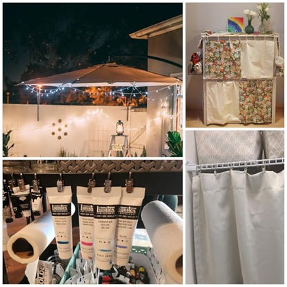 yueton Pack of 30 Stainless Steel Clips w/Hook for Curtain, Photos, Home Decoration