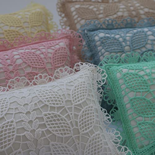 Coberllus Newborn Photography Props Posing Pillow & Hollow Out Lace Round Rug Backdrop Blanket Baby Photo Prop Photo Shoot