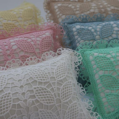 Coberllus Newborn Photography Props Posing Pillow & Hollow Out Lace Round Rug Backdrop Blanket Baby Photo Prop Photo Shoot