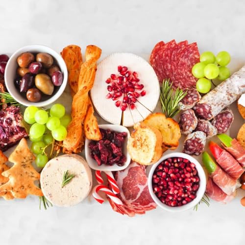 Creative Gifts International White Marble Board | 8" x 12" Serving Board | Elegant Charcuterie and Cutting Board | Durable Kitchen Prep Surface | Gift Ready