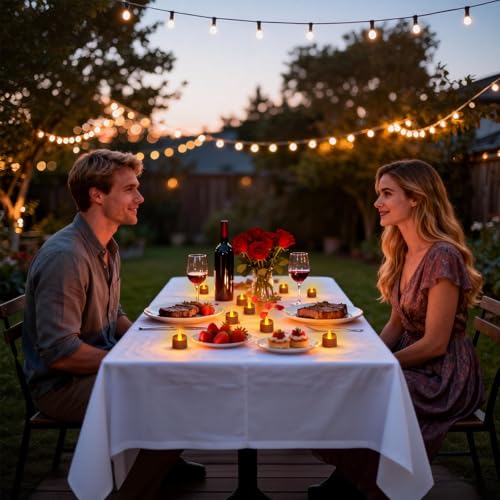 Black Flameless LED Tea Lights - 50 Pack Heavy-Duty LED Tea Lights for Large Memorials, Weddings, Events & Commercial Use (Black Base, 50 Pack) - color: Black Base, size: 50 Pack