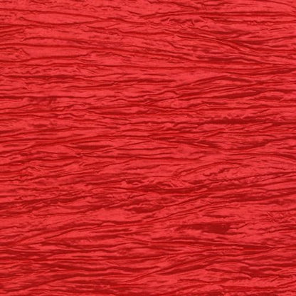 YOUR CHAIR COVERS - 90 x 132 inch Rectangular Crinkle Taffeta Tablecloth - Red, Rectangle Table Linens for 6 ft Rectangular Tables, Wedding Crushed Table Cloth - color: Red, size: 132" x 90" (Rectangular)