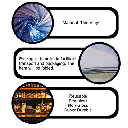 Bar Photo Backdrop Vinyl 6x6ft Wine Cafe Restaurant Drink Shelf Photography Backdrops for Friendsmas Party Urban Club Speakeasy Room Wall Art Photo Backgrounds Videos Photo Backdrop BJLSPH1582 - size: 6x6ft