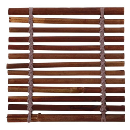 VOSAREA Japanese Bamboo Sushi Sashimi Plate Decoration Rustic Serving Dish for Sushi and Seafood Presentation for Catering and Food Photography