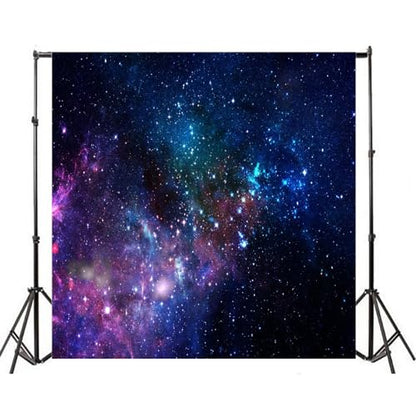 AOFOTO 10x10ft Nebula Backdrop Aerospace Starry Sky Photography Background Universe Galaxy Outer Space Adult Kid Girl Boy Children Portrait School Activity Photo Studio Props Vinyl Wallpaper Drape - size: 10x10ft