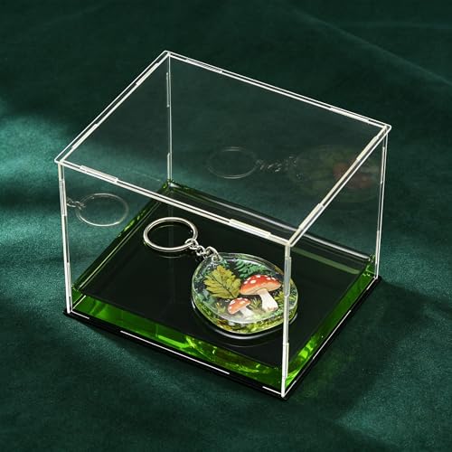 uxcell Acrylic Clear Display Case Box Dustproof Protection Showcase Cube Collectibles Show Box 7.9x5.9x5.9inch - size: 7.9x5.9x5.9 Inch