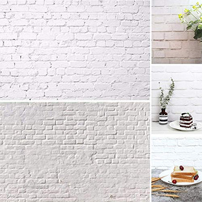 Selens 22x35 inch (56x88cm) 2 in 1 Photography Background Props Wood Brick Wall Marble Pattern Backdrop for Flat Lay Food Jewelry Cosmetics Makeup Small Product Photography, 3 Pieces 6 Graph - color: Set A