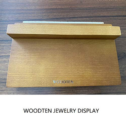 Jewelry Tray Solid Wood Display Stand Necklace Organizer Display Props Tray WSM (WSM02702) - color: WSM02702