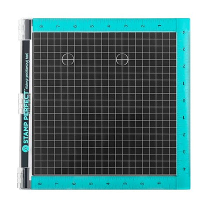 Stamp Platform,10x10inch Stamp Positioning Tool for Accurate Craft Stamping DIY Scrapbooking Card Making,Precision Stamping Tool for Paper Card Crafting