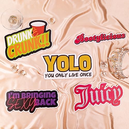 (2000's Pack) Elevate Your Photo Booth Experience with Durable & Waterproof Photo booth Props - Perfect for Weddings, Birthdays, & Photo Booth Businesses - PVC Foamboard Photo Props -10 pieces per Set - color: 2000's Pack