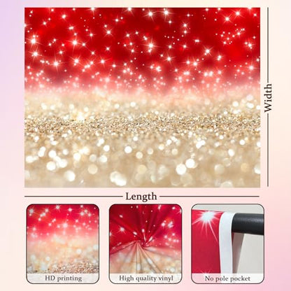 Custom 12x8ft Custom Backdrop Personalized Photo Backdrop with Picture Backdrop for Photography, Gift for Christmas, Birthday, Wedding, Graduation, Valentine's Day (144x96in) - size: 12x8FT