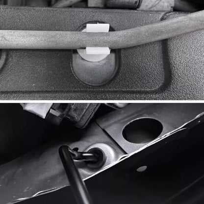 3PCS Hood Prop Rod Clips Car Hood Prop Support Holder for Honda, Car Engine Hood Rod Grommet Stay Clips Compatible with Honda Accord Odyssey Acura TSX Prelude #91503-SS0-003 91604-SD2-013