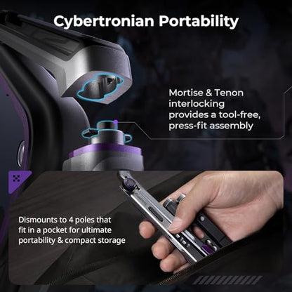 SmallRig Megatron Edition Dual Handheld Video Cage Kit for iPhone 17 Pro Max, Wireless Control Handle, Quick Release, Filmmaking & Live Streaming Kit with Case, Rotatable Handles, Lens Backplate-5584 - size: iPhone 17 Pro Max