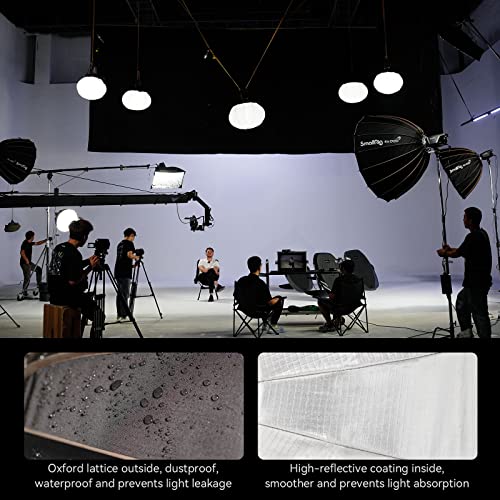 SMALLRIG Parabolic Softbox Quick Release, Parabolic Softbox, Compatible with SmallRig RC 120D/RC 120B/RC 220D/RC220B and Other Bowens Mount Light (47.2inch/120cm) - size: 47.2inch/120cm