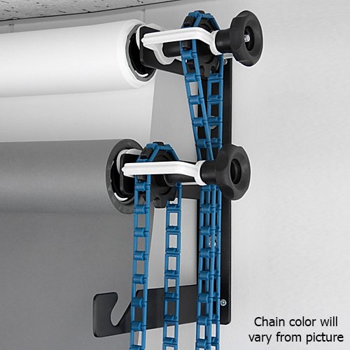 Fotodiox Triple-Roller Roll Paper Drive Set with Wall Mount Support for Mounting 3X Paper Background Roll - style: Triple Paper Drive for Wall