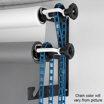 Fotodiox Triple-Roller Roll Paper Drive Set with Wall Mount Support for Mounting 3X Paper Background Roll - style: Triple Paper Drive for Wall