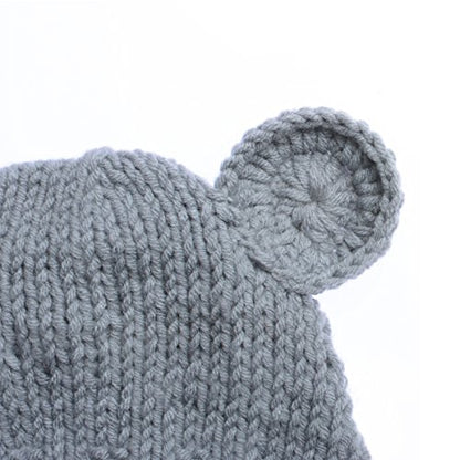 ECYC Newborn Baby Bear Hat Beanie with Bear Dolls Photography Accessories Grey - color: Grey
