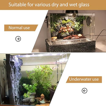 4pcs Rock Terrarium Background,3D Reptile Tank Background Board,Amphibian Stereo Backdrop Wall,Lizard Snake Gecko Spider Chameleon Turtle Fish pet silo Background Decorative Panel - color: Paleyellow 4P