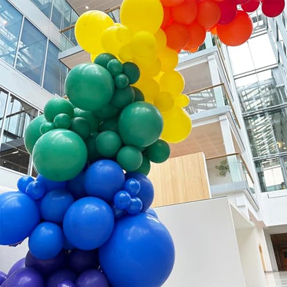 Red Blue Yellow Green Balloon Set, 12 Inch Carnival Circus Party Balloon Red Blue Green Yellow Helium Balloons Confetti Latex Balloon for Video Game Party Rainbow Kid Birthday Party Carnival Circus - color: Red Blue Yellow Green
