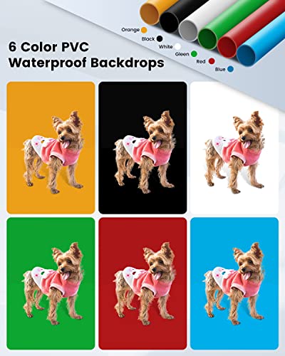 32"x32" Photo Studio Light Box Photography, Large Lightbox for Product with 3 Stepless Dimming Lights Panel, 210 LED Beads, Professional Photo Booth Shooting Tent Kit with 6 Color Backdrops - color: Black-32inch Studio Box