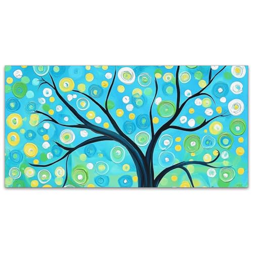 Fluorescent Light Covers for Classroom Ceiling Lights – 2x4ft Backlit Film for Fluorescent Fixtures, Reduce Glare and Eye Strain, Easy to Install – School, Office, Sensory -bright big tree - color: Bright Big Tree(1)