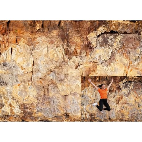 8x6FT Stone Texture Photography Backdrop Rustic Natural Rock Cave Theme Portrait Photo Background Nature Outdoor Exploration Themed Events Party Banner Decoration Polyester - size: 8x6FT