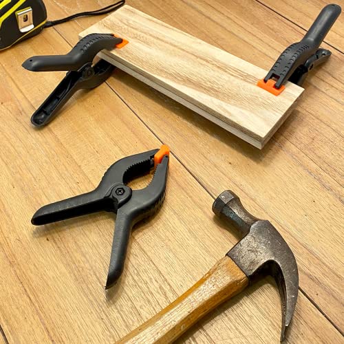 Evelots 6 Pack Spring Clamps-6 Inch LONG-Strong Grip Clips-Photo/Craft/Fabric