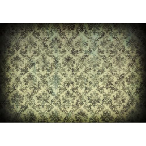 Yeele 12x6ft Mid Century Damask Floral Pattern Backdrop Vintage European Classic Flower Pattern Room Inside Photography Background for Kids Adults Artistic Portrait Photo Shoot Props Vinyl - size: 12x6ft