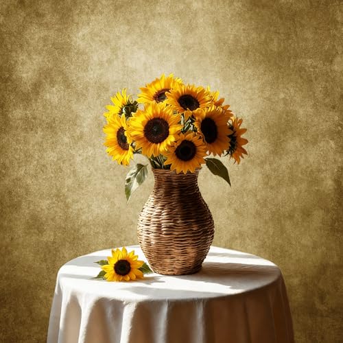 Yellow Gradient Photography Backdrop 6x8 FT Retro Abstract Textured Backdrops Professional Pictures Portrait Solid Color Background Party Photoshoot Banner Decoration Photo Booth Prop - color: Yellow, size: 6x8 FT