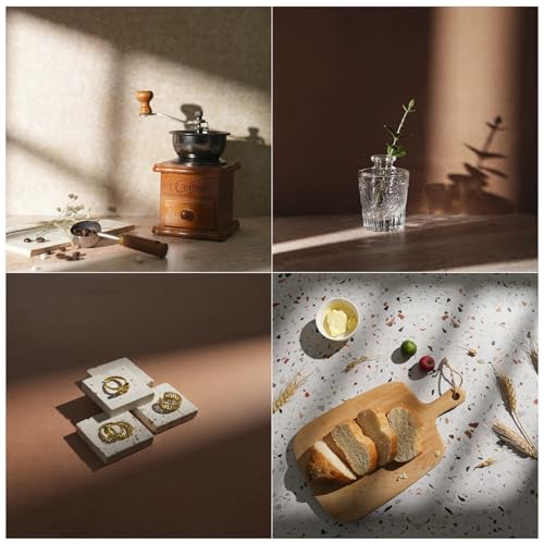 Product Photography Backdrops with Shadow Boards, 23x35in 10 Pcs 20 Patterns Photo Backdrop Board for Tabletop Small Shooting, Background for Photos, Metlakat