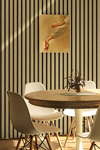 myforHD Wallpaper Peel and Stick Wood Grating Stripe Self-Adhesive Wallpaper Faux Wood Contact Paper Wood Slats Self Adhesive Wall Paper PVC Vinyl Film Removable Waterproof (Wood A, 17.3" x 393") - color: Wood A, size: 17.3" x 393.7"