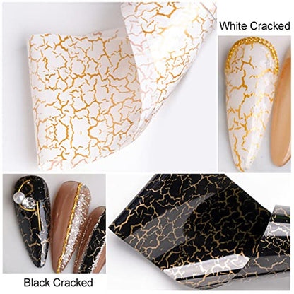 Leopard Nail Art Foil Transfer Stickers Laser Nail Foil Decals Supplies Animal Texture Designs Glue Transfer Sticker for Women Fingernails and Toenails Decorations Manicure Tips 10Sheets - style: Leopard Print