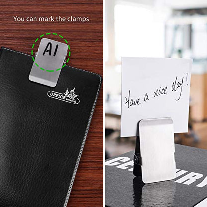 Large Chip Bag Clips with Anti-Slip Rubber,BURLIHOME All-Purpose Stainless Steel Heavy Duty Air Tight Seal Food Bags File Paper Photos Clamps for Home/Office/Kitchen Supply,10Pcs(Silver)
