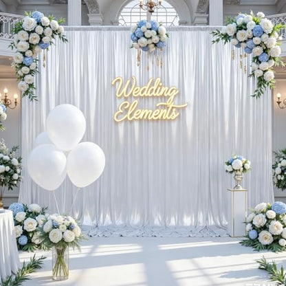 10x10ft Silver Backdrop Curtains Glitter Sequin Photo Backdrop Curtain Fabric Silver Shimmer Drapes Backdrop Bridal Baby Shower Wedding Birthday Party Photography Backdrops Photoshoot 5x10FT, 2 Panels - color: Silver, size: 10 ft X 10 ft(2 Panels 5ft X 10