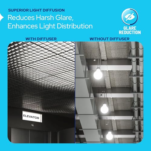 KASTLITE Egg Crate Panel 3-Pack in White | Polystyrene | 23 5/8” x 47 5/8” with 1/2" x 1/2" x 3/8" Cell Size | Manufactured by American Louver | Ceiling Light Covers, HVAC Grilles, Aquarium Eggcrates - color: White