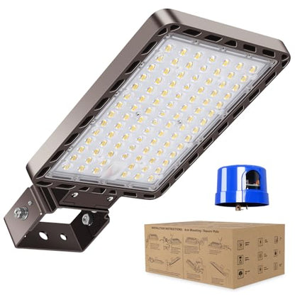 240W LED Parking Lot Light Trunnion Mount Dusk to Dawn 5000K Led Parking Lot Lights Outdoor Area Commercial Security IP65 Waterproof 100-277V 36000LM - size: 240W Trunnion Mount