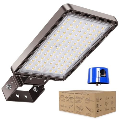 240W LED Parking Lot Light Trunnion Mount Dusk to Dawn 5000K Led Parking Lot Lights Outdoor Area Commercial Security IP65 Waterproof 100-277V 36000LM - size: 240W Trunnion Mount