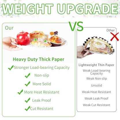 50PCS White Floral Oval Paper Plates 10"X12" Eucalyptus Flower Plates Disposable Heavy Duty Green Leaves White Flowers Tablewre Spring Blossom Flowers Dinnerware for Wedding Birthday Bridal Shower - style: 50PCS White Floral Oval Plates