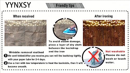 YYNXSY Rustic Glitter Wood Photography Backdrop for Wedding Party Banner Birthday Bridal Shower I Do BBQ Baby Shower Background Photo Booth 10X8FT YY-517 - size: 10X8FT