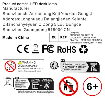 AILBTON Bright LED Desk Lamp with Clamp,Eye Caring Architect Led Desk Lights with Adjustable Swing Arm for Office Home,Dimming and Tempering Led Table Light - style: Bar-shaped desk lamp