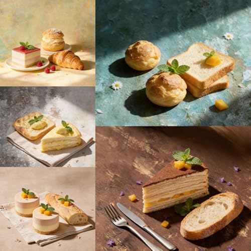 6PCS Non-Wrinkle Product Photography Backdrops: Tabletop Photo Backdrop Gradient Retro Cloth, 31x21in Flat Lay Seamless Props for Food Jewelry Cosmetics - color: Retro oil painting