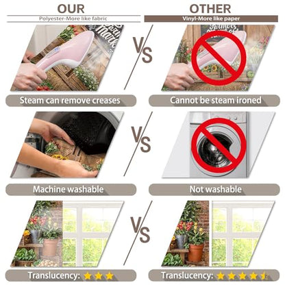 12x8ft Fabric Farmers Market Backdrop Fresh Vegetables Flowers Wooden Barn Spring Photography Background Baby Shower Birthday Party Decorations Photo Banner Props - size: 12'x8'