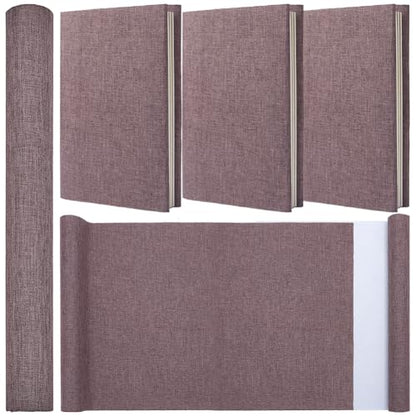 CRASPIRE 51 x 11.8 Linen Book Cloth Camel for Book Binding A4-A8 Fabric Surface Paper Backed Bookcover Books Album Scrapbooking Archival DIY Covering Protector Bookcloth Bookbinding Supplies - color: Camel