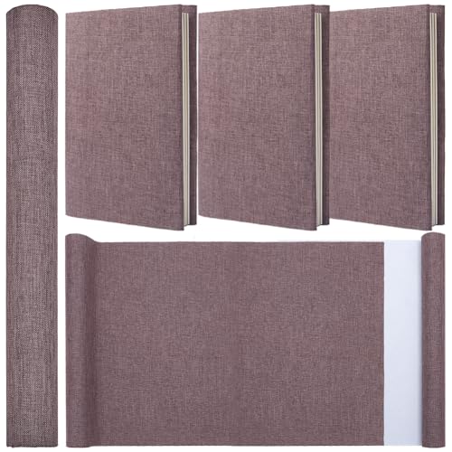 CRASPIRE 51 x 11.8 Linen Book Cloth Camel for Book Binding A4-A8 Fabric Surface Paper Backed Bookcover Books Album Scrapbooking Archival DIY Covering Protector Bookcloth Bookbinding Supplies - color: Camel