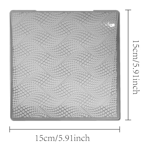 DIYology 3D Plastic Embossing Folder (Waves Pattern) Paper Crafts Plastic Dots Textured Impressions for Card Making Scrapbooking 6"x6"