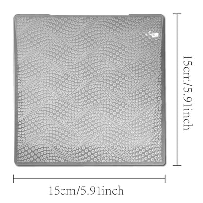 DIYology 3D Plastic Embossing Folder (Waves Pattern) Paper Crafts Plastic Dots Textured Impressions for Card Making Scrapbooking 6"x6"