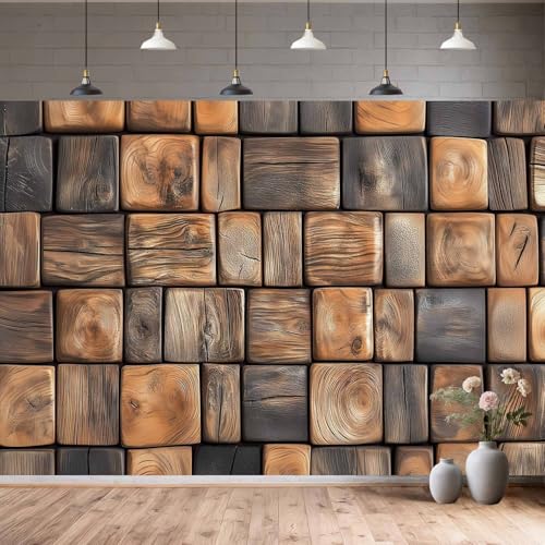 12X10ft Wooden Backdrop Vintage Brown Retro Rustic Fabric Background Rustic Photo Backdrop for Photoshoot Baby Shower Wedding Party Adult Photo Booth Video Shoot Vinyl Studio Prop - color: Black, size: 12X10FT