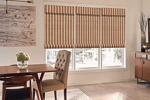 Letau No Drill No Tools Cordless Wood Window Shades Blinds, Bamboo Light Filtering Roller Shades, Color 13 - color: Color 13