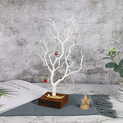 Necklace Display Stand Tree Jewelry Display Jewelry Stand Earring Holder Necklace Bracelet Rack Holder Wood Display Jewelry Holder